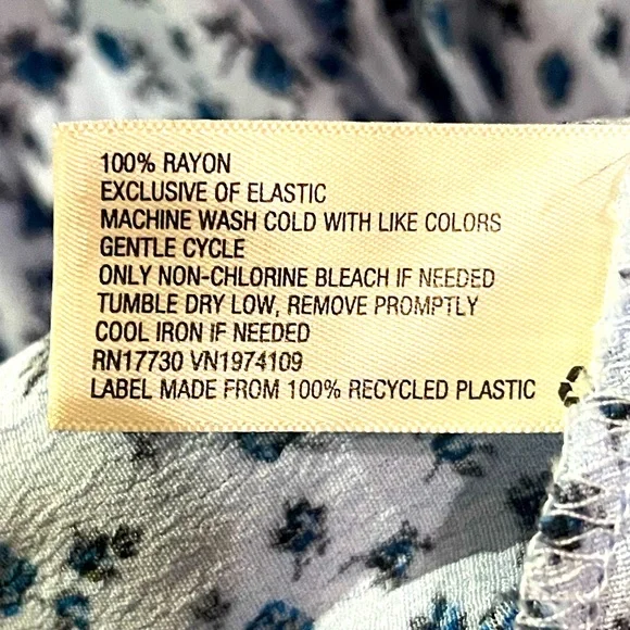 Wild Fable Blue Floral Spring Dress - Size Small - Picture 3 of 5